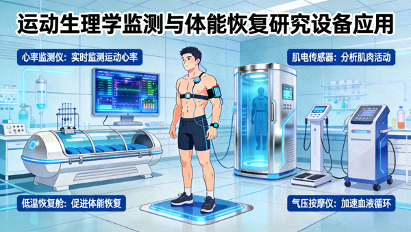 运动生理学监测与体能恢复研究设备应用